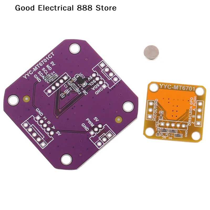 【G】Magnetic Encoder MT6701 Magnetic Induction Angle Measurement Sensor Module 14bit High Precision Can Perfectly Replace AS5600