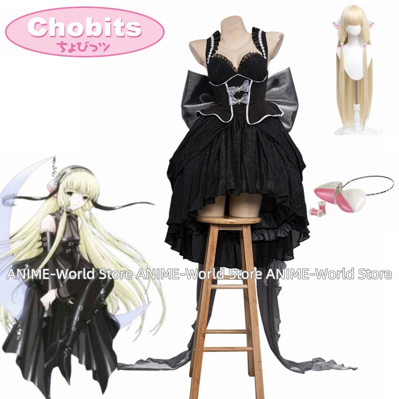 

Anime Manga Chobits Chi Cosplay Costume Lolita Pink Bow Clamp Chi Cosplay Bow Clamp chi Halloween Christmas