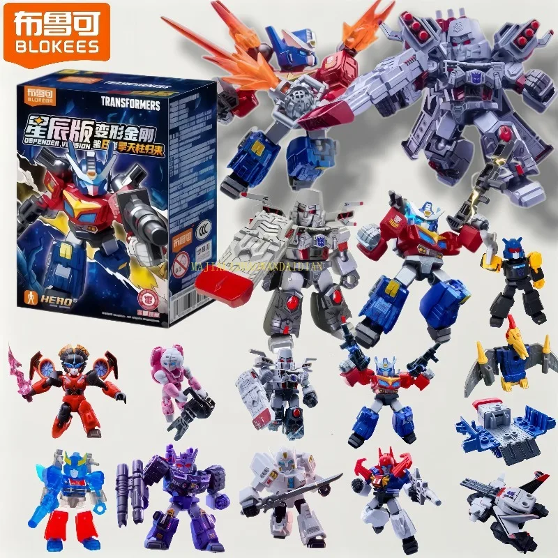 Original BLOKEES Building Block Man Transformers Star Edition Episode 8 Optimus Prime Returns Model Toy Ornament Birthday Gift