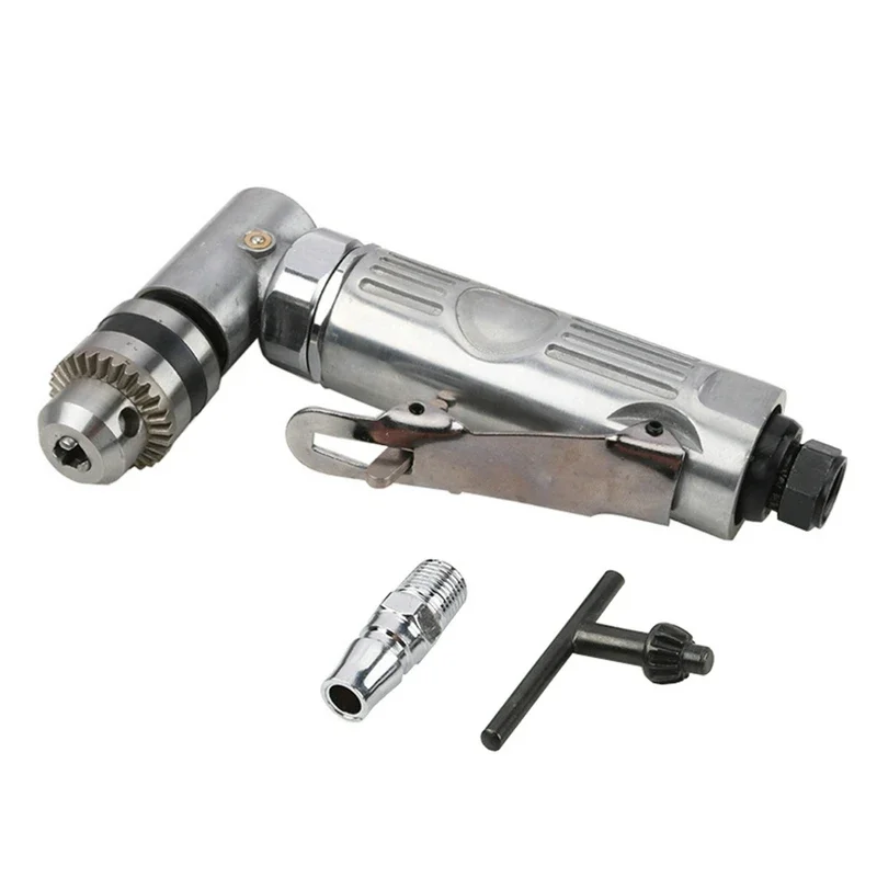 

Portable 1/4'' 90 Degree Air Drill Pneumatic Right Angle Pistol Drill Pneumatic Tool Power Screwdriver