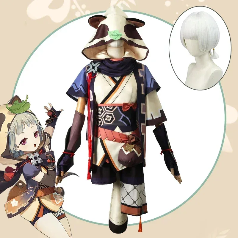 

DY2025Genshin Impact Sayu Cosplay Costume Adult Carnival Uniform Wig Anime Halloween Party Costumes Masquerade for Women Game Ou