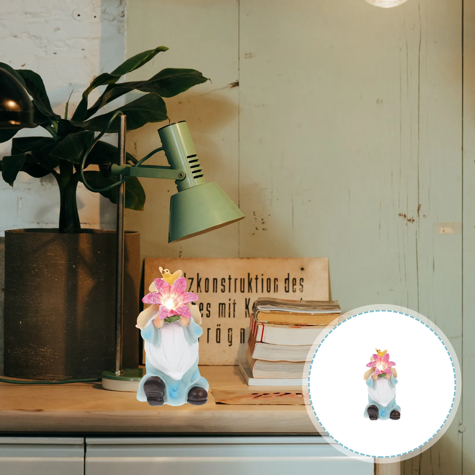 

Светящийся садовый гном-украшение: маленький светильник-фигурка для двора и газона, создающий уютную атмосферу