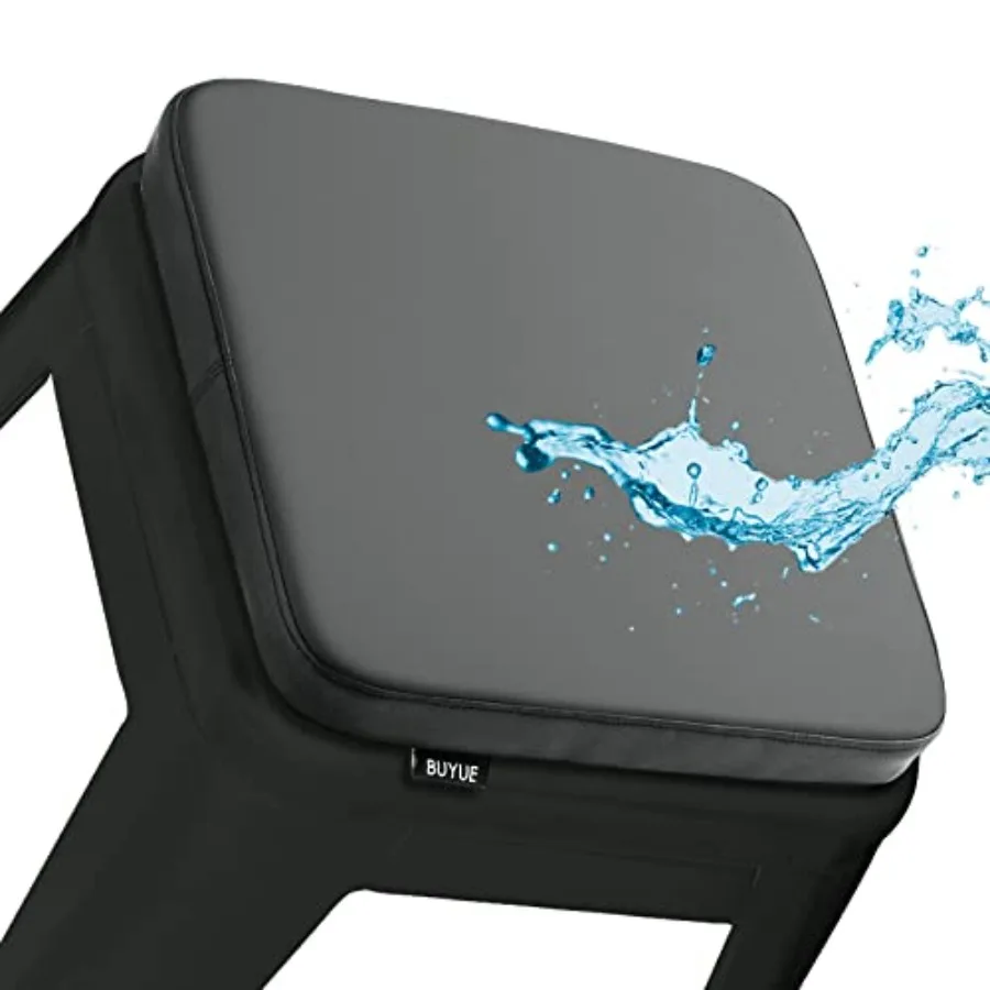 

Улучшенная противоскользящая магнитная подушка для барного стула, 1 шт., из роскошной водонепроницаемой искусственной кожи, маленькая подушка для сиденья для кафе и бистро, штабелируемая