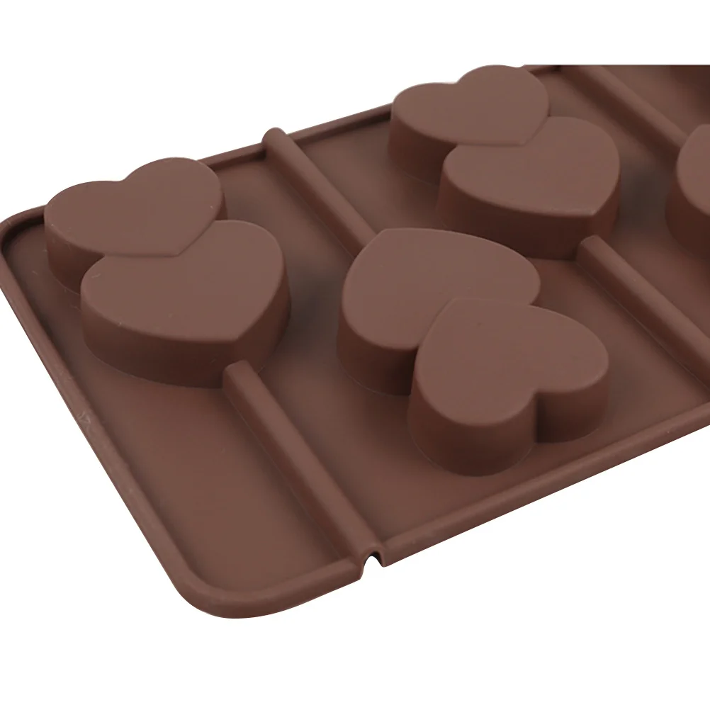 

Heart Shape Silicone Baking Mold Diy Chocolate Candy Cookie Ice Cube Tray Kitchen Bar Party Tool -40°C To 230°C Oven Safe