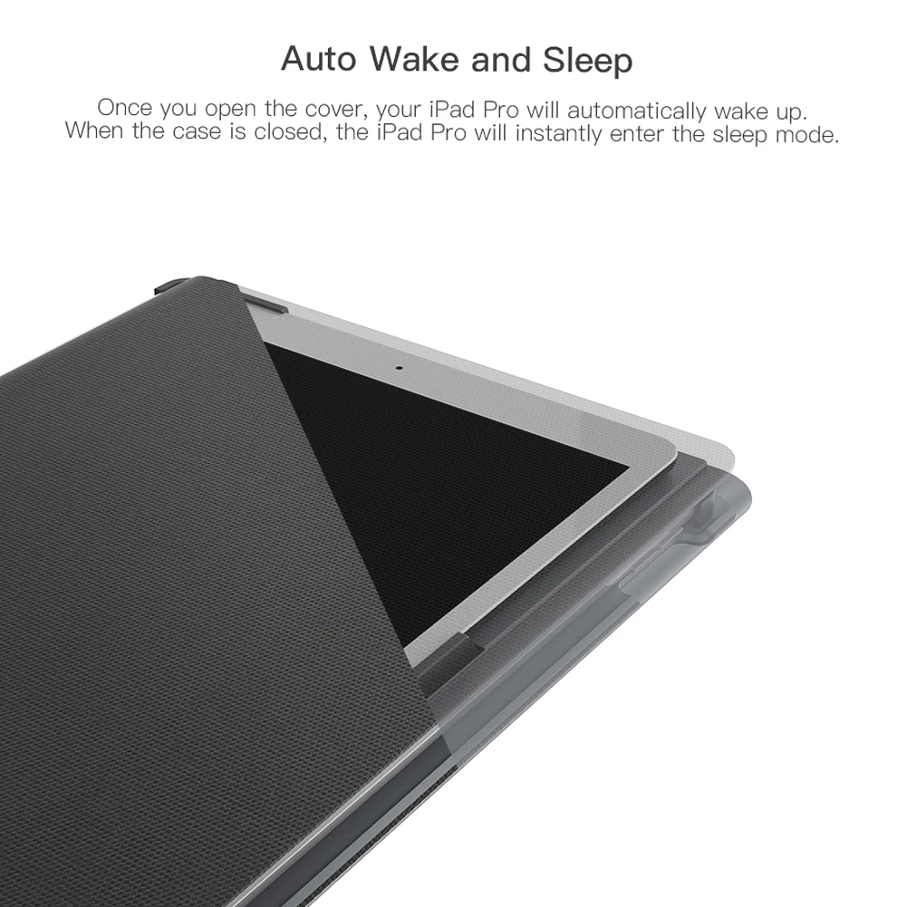 Dodocool Tastiera intelligente certificata MFi per iPad Air 2019 da 10,5 pollici con connettore intelligente Custodia protettiva sottile Custodia Folio St