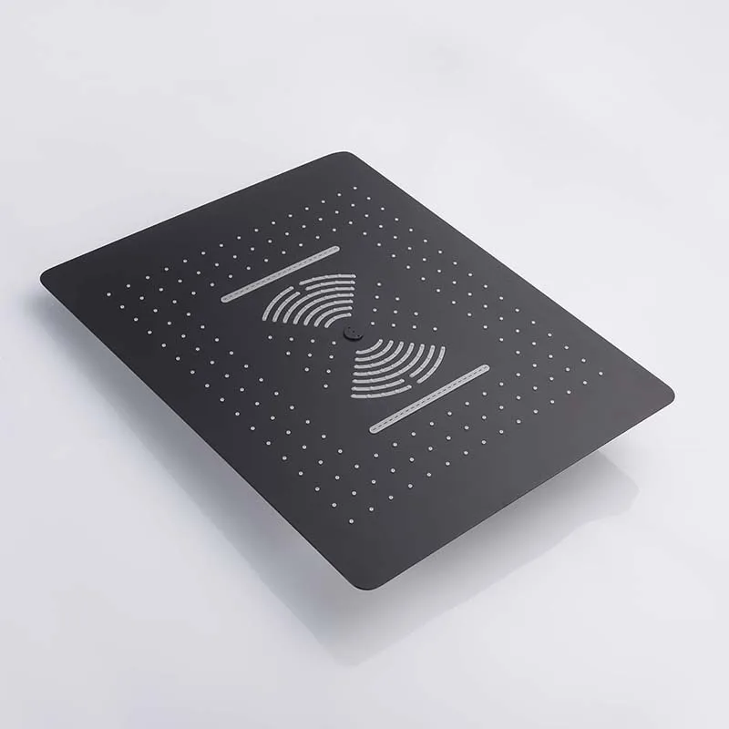 مجموعة دش مخفية فاخرة من النحاس بالكامل، خلاط ثرموستاتي بسيط مثبت على الحائط