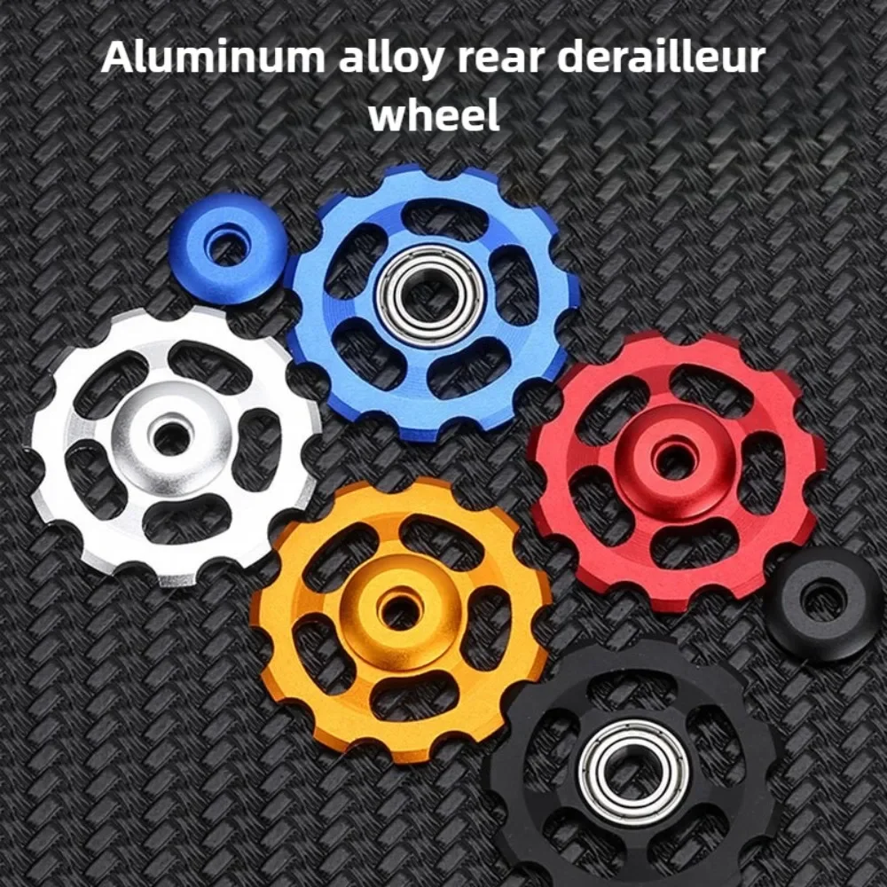 Aluminium-Legierung Hinterrad-Umlenkrolle für Mountainbikes, gelagert, eloxiert, CNC-gefertigt, 11-Zahn-Schaltwerk-Ritzel, Fahrradzubehör