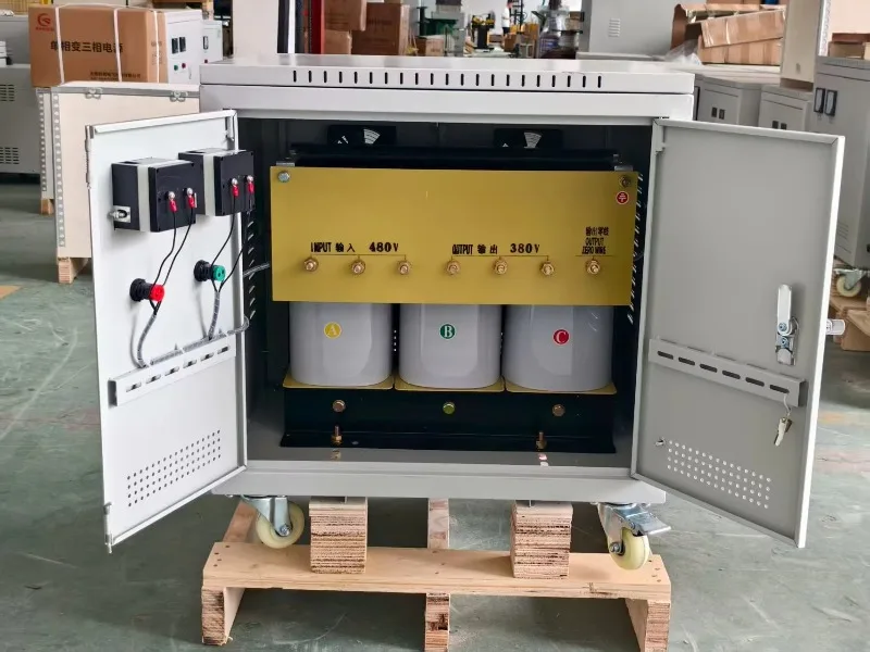 3 Phase Dry Type Transformer 50kva 100kva 150kva 200kva Isolation Transformer Step Up/Down Transformer 480v To 380v