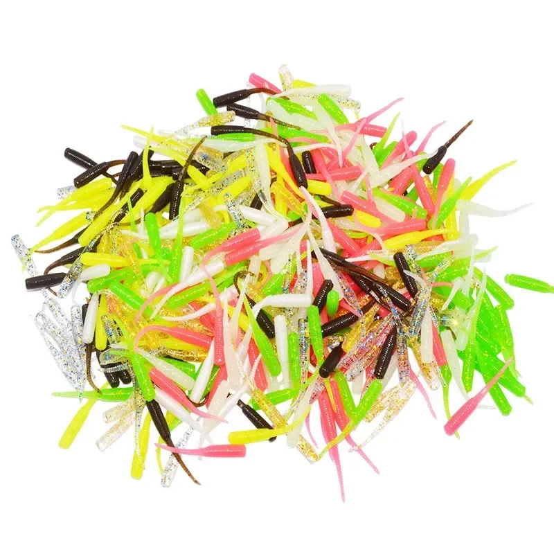 Afishlure Rock Fishing Bait Rockfish TPR Micro Real Tail 35mm/0.23g 12pk Lure Soft Bait Soft Worm Luminious