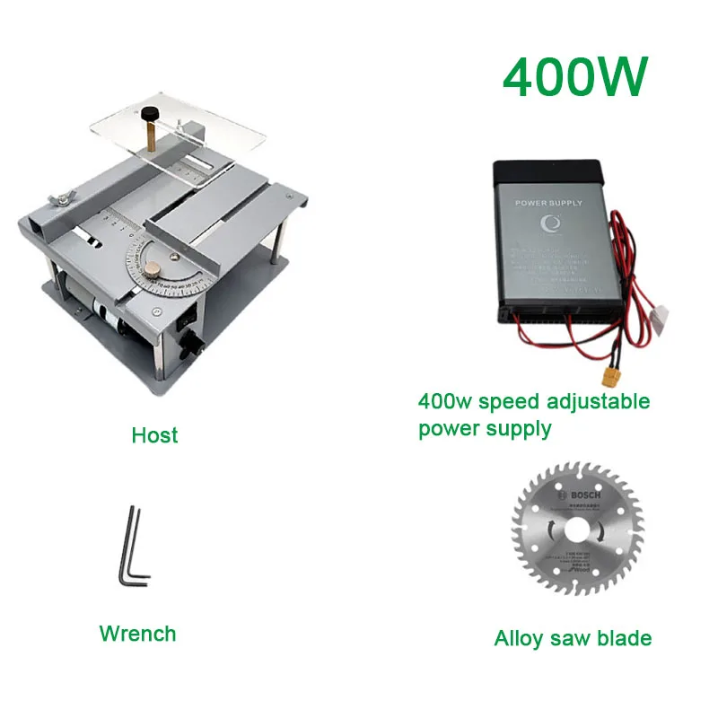 Small and Micro Multi-function Table Saw PCB Small Desktop Cutting Machine Diy Model Woodworking Household Mini Electric Saw