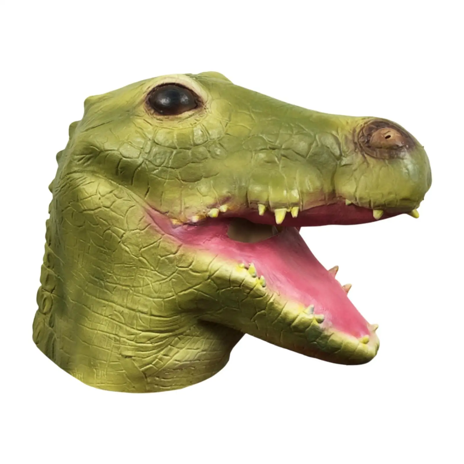 Halloween Alligator Mask Costume Accessories Animal Mask for Stage Performance Dressing up Halloween Party Supplies Masquerade
