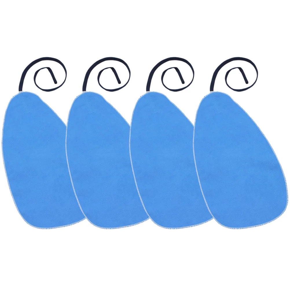 

4pcs Wind Instrument Cleaning Cloth For Clarinet Saxophone Flute Inside Tube Artificial Suede Wiping Cloth Compact Light