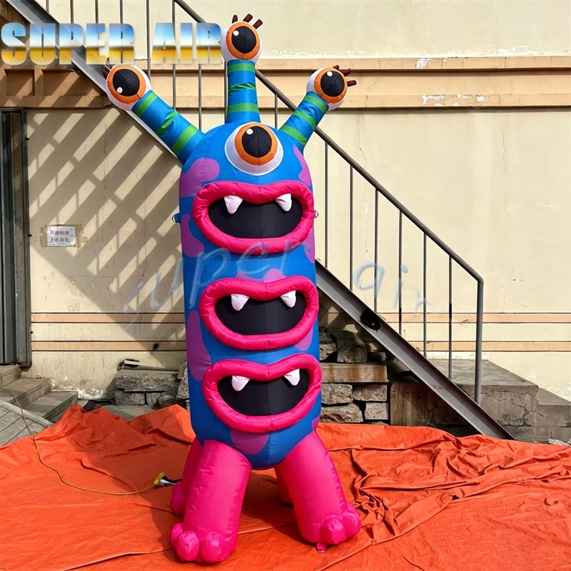 Customizable Giant Inflatable Cartoon Monster Model for Halloween, Carnival, Mall Exhibition, Night Market & Themed Party Photo