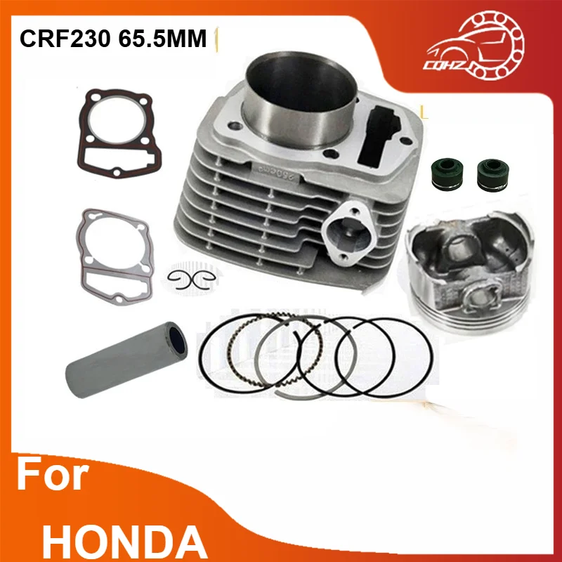 Motorcycle 67mm 65.5mm Engine Cylinder 235CC Piston Gasket Kit For Honda CRF230 F CRF230F XR 230 SL230 Motoblock Equipment Parts