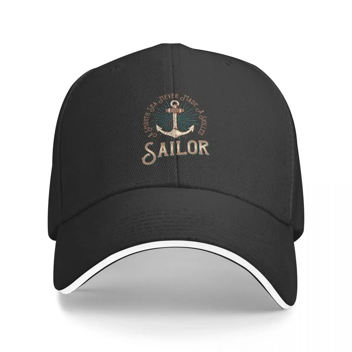 A Smooth Sea Never Made A Skilled Sailor Baseball Cap Anime Sunhat Women Men's