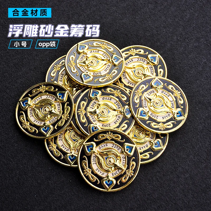 

Монета-жетон Сушан из Honkai Star Rail, 3D-рельефный металлический сувенир, коллекционный чип, игровой мерч, изысканный подарок