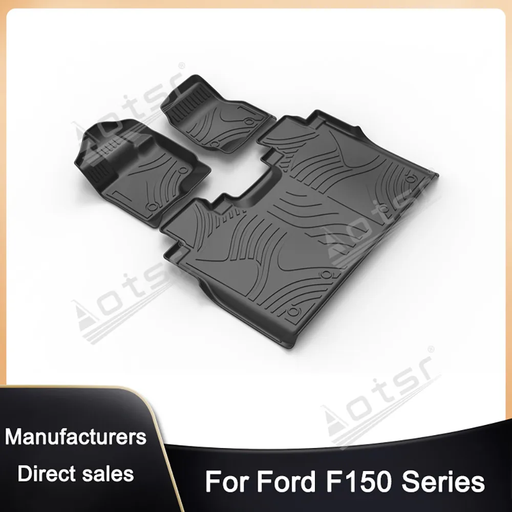 

Автомобильные коврики для Ford Raptor F150, полностью закрытый автомобильный TPE, 3D, водонепроницаемый, специально разработанный для автомобилей, автоаксессуары