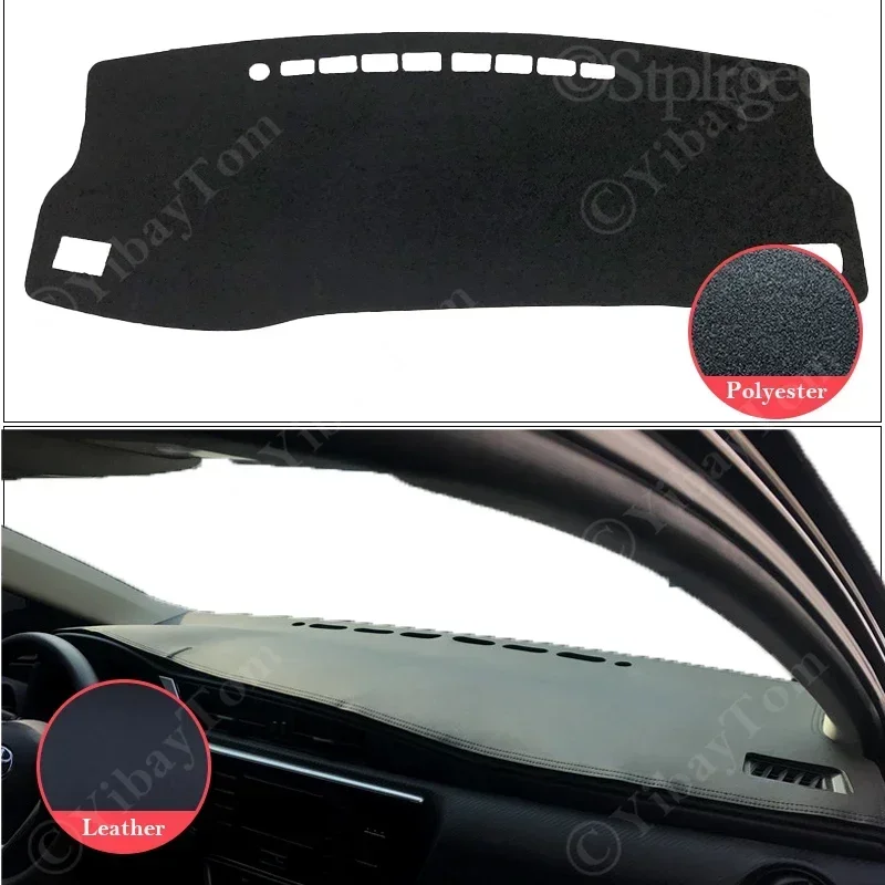 for Toyota Auris 2012~2018 E180 180 Scion iM Corolla Anti-Slip Leather Mat Dashboard Cover Pad Sunshade Dash Carpet Accessories