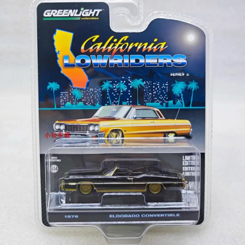 

Greenlight Diecast 1:64 Scale 1976 Cadi Eldorado Convertible Alloy Simulation Car Model Static Collection Souvenir Gift