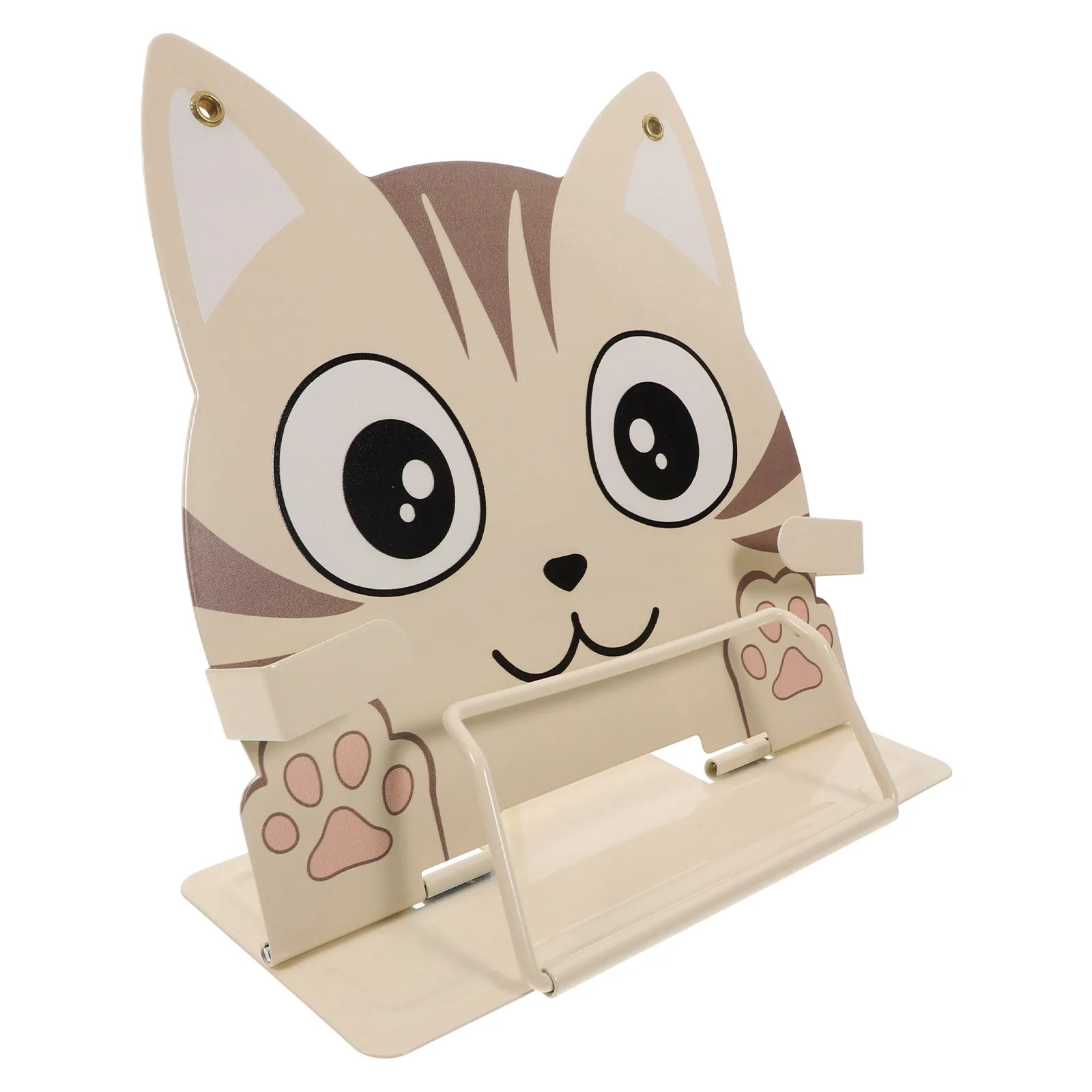 Cartoon Animal Reading Book Stand Metal Book Holder Desk Portable Adjustable Reading Rack Cookbook Recipe Music Holder