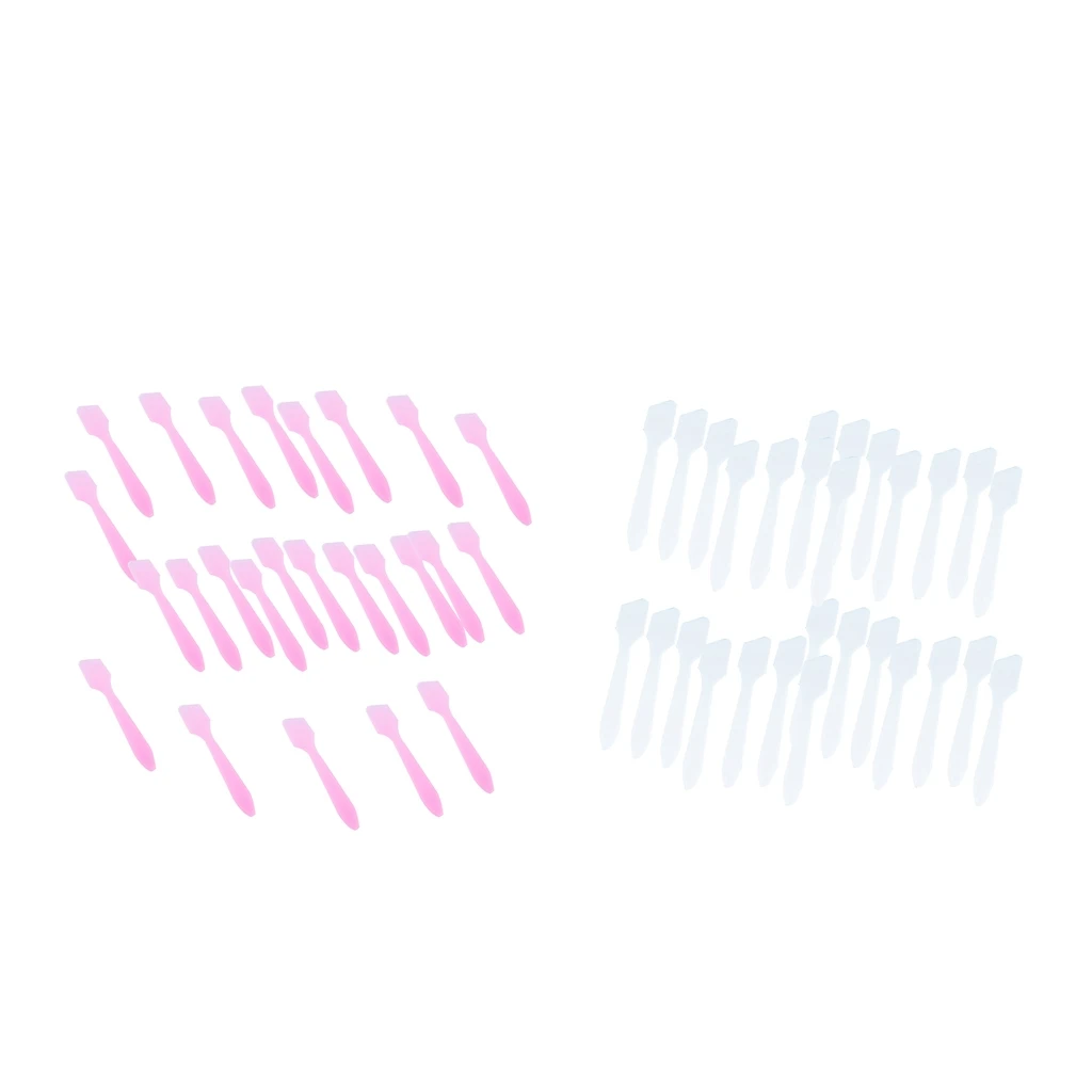 Reusable Plastic Spatulas Facemask Scoop Set Skincare Makeup Utensil for DIY Cosmetics and Mask Mixing