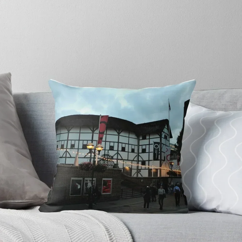 

The Globe Theatre Throw Pillow Cushion Child Marble Cushion Cover pillow