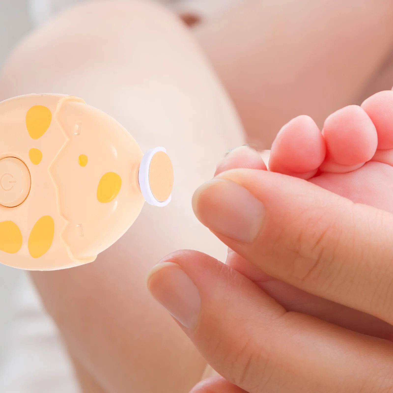

Electric Grinder Yellow Baby Trimmer Quick Pediatric Manicure Tool Infant File Nail Care Tool Electric Polisher Adult