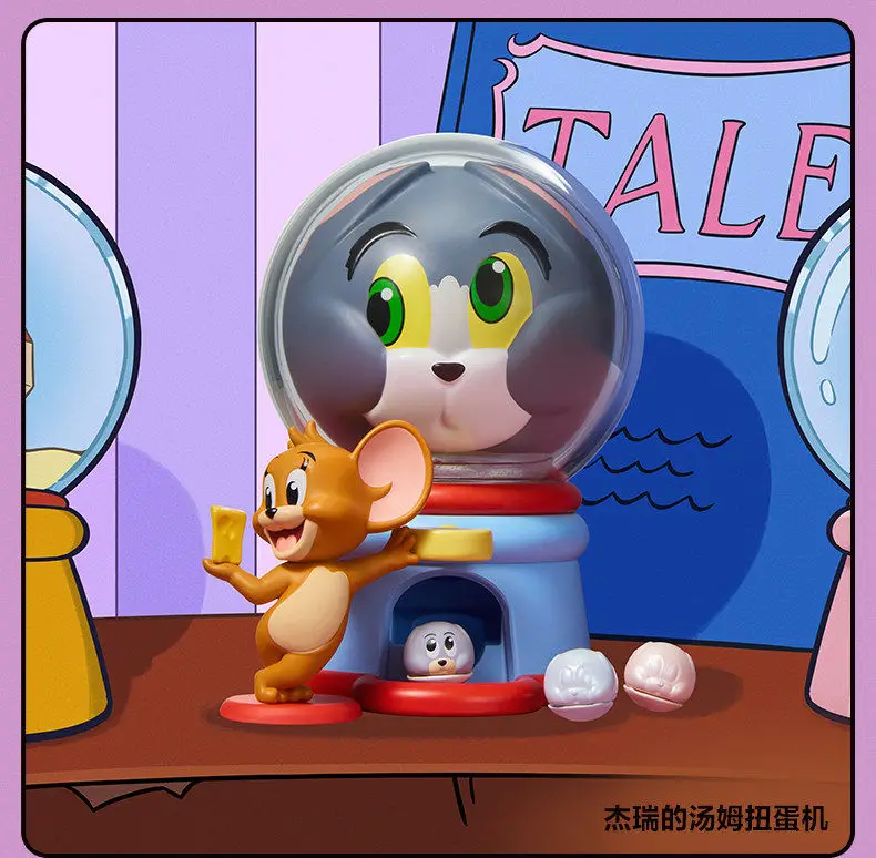 Original POPMART Tom und Jerry Mischief Land Serie Blind Box Sammlerstück Desktop-Ornament Actionfiguren Modelle Spielzeug Geburtstagsgeschenk – Detail 14
