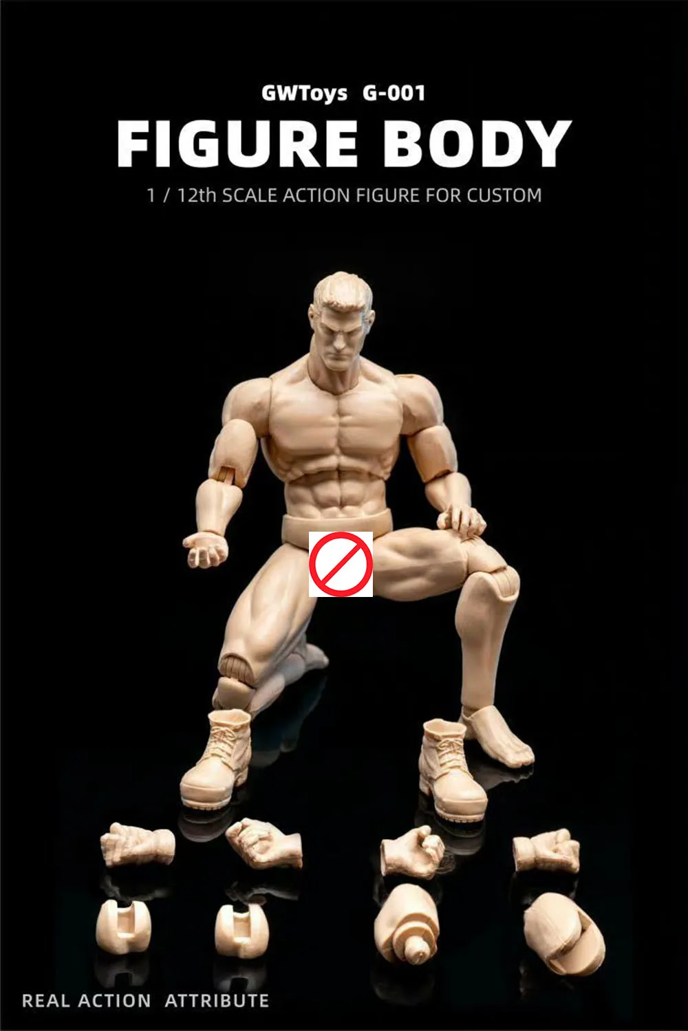 ฟิกเกอร์แอคชั่นชาย 1/12 GW001 กล้ามเนื้อแข็งแรง ตัวยืดหยุ่น พร้อมข้อต่อมือและเท้า สำหรับตุ๊กตาขนาด 6 นิ้ว ของสะสมสำหรับแฟนคลับ GWTOYS