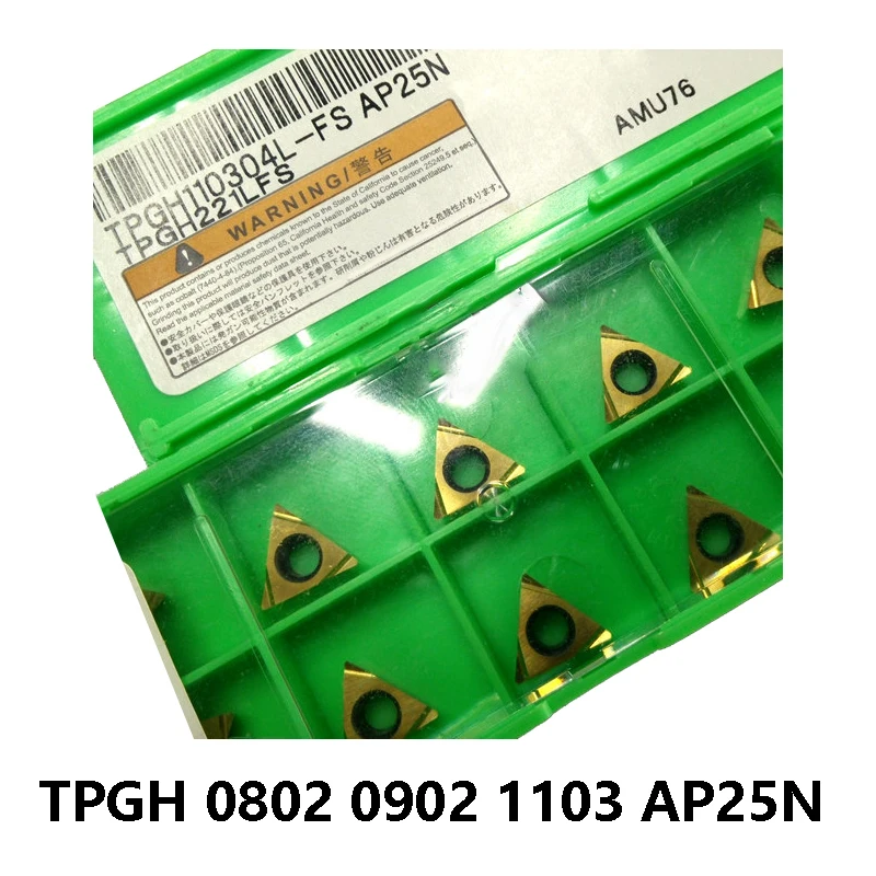 

TPGH080204L-FS TPGH090204L-FS TPGH110304L-FS AP25N 100% Original Carbide Inserts TPGH080204 TPGH090204 TPGH110304 CNC TPGH 0802