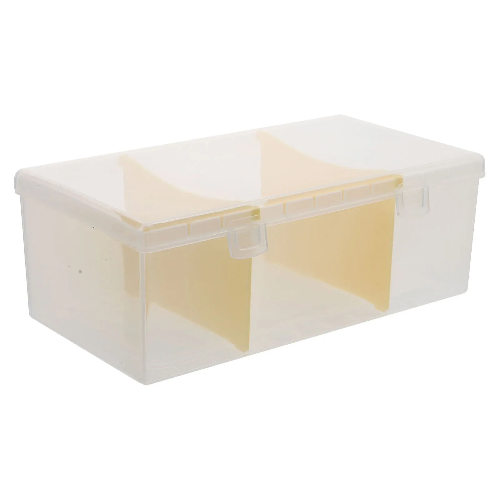

Transparent Certificate Sorting Box Home Office Business Travel Cards Holder Portable Material Storage Box Desk