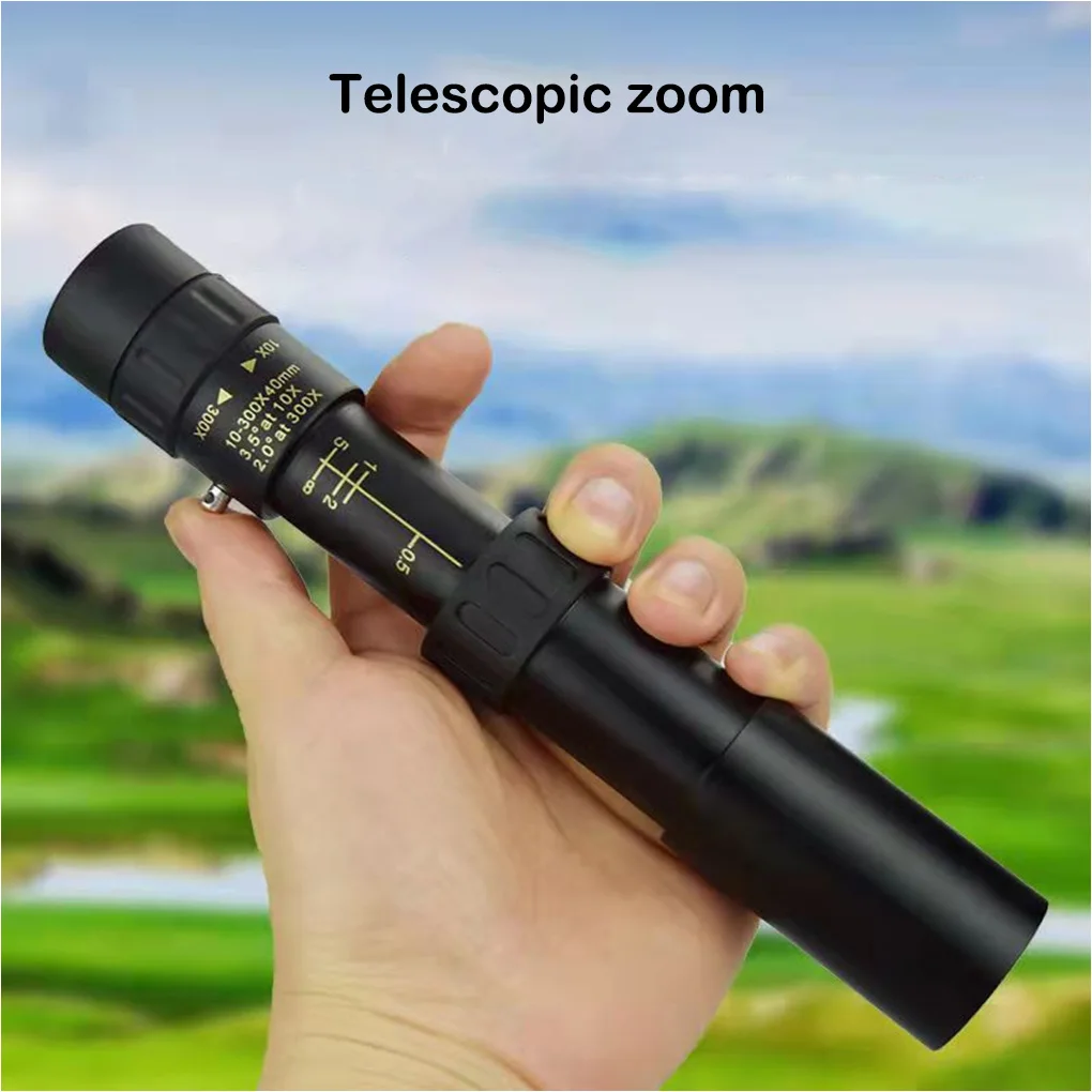 

Monocular Zooms Telescope Portable High-definition Long Range Professional Optical Prisms Telescope for Camping Travel