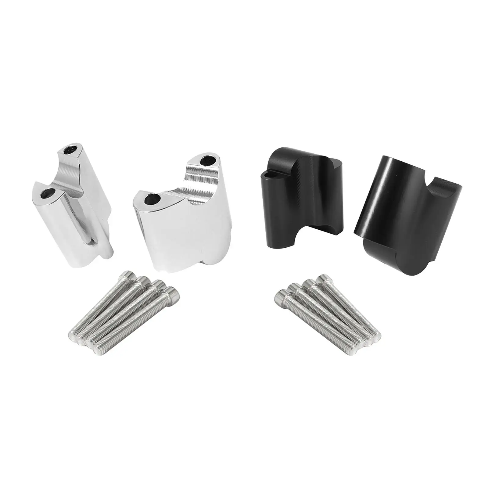 2Pcs Handlebar Riser Extension Mount for Harley XL 1200x Forty-Eight