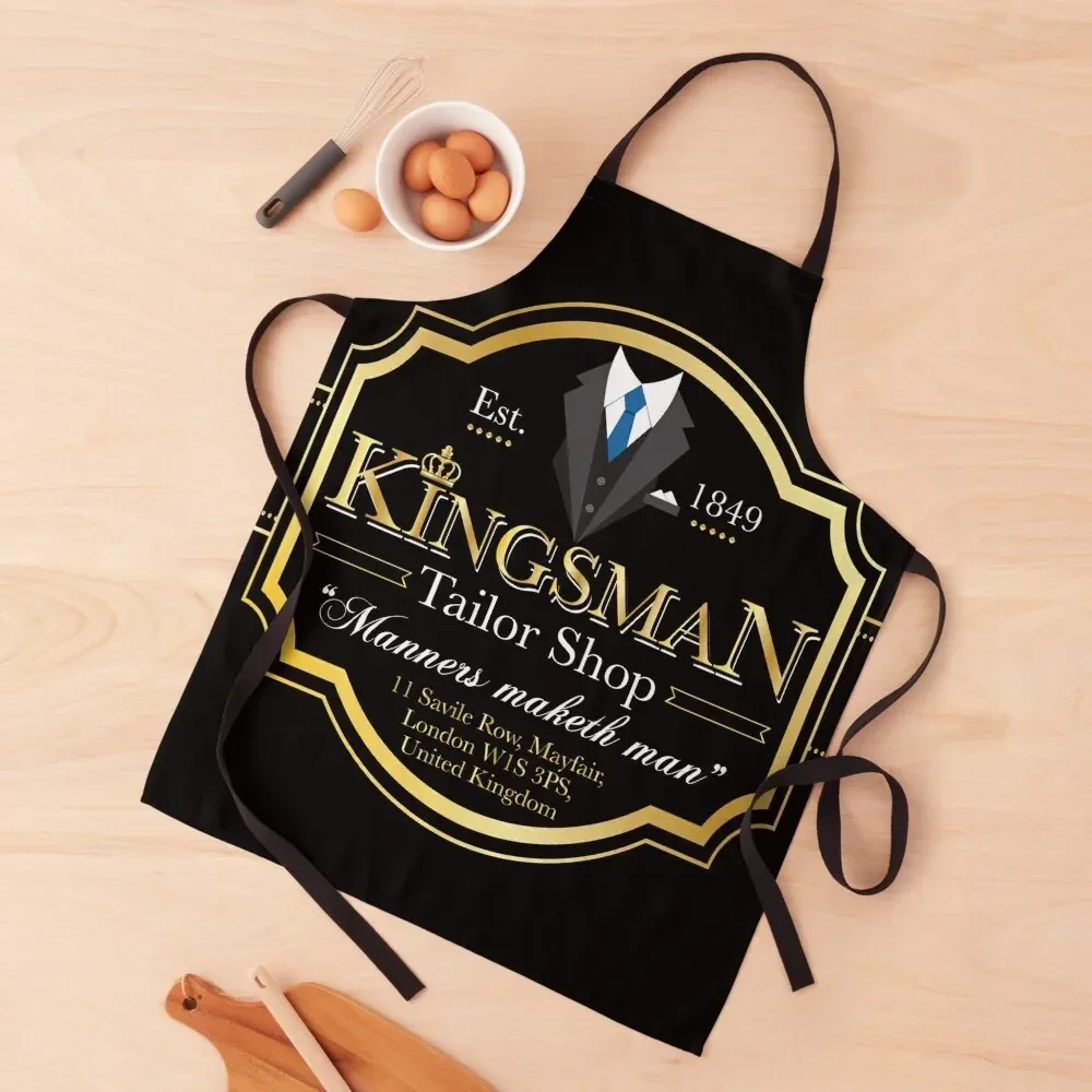 Kingsman Tailor Shop Apron christmas kitchen cloths Hairdresser Apron