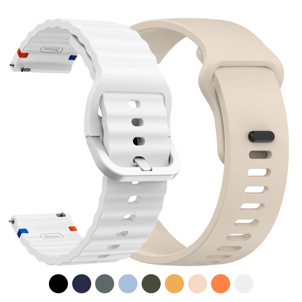 Silicone Watch Band 22Mm - Pasek silikonowy 20mm 22mm do zegarka
