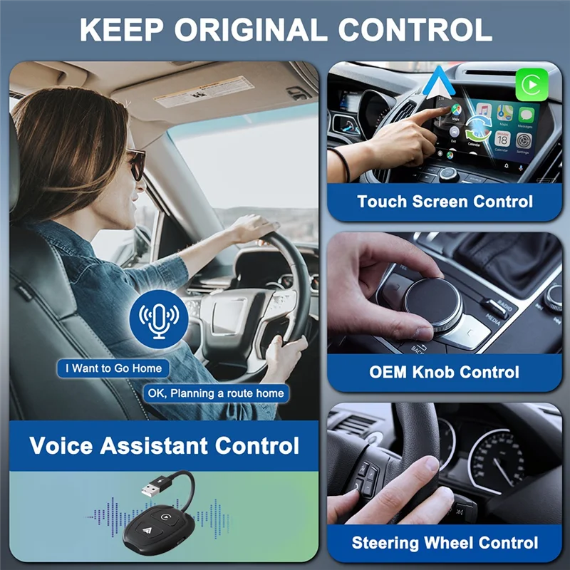 

Ac29-Беспроводной видеоадаптер Carplay Carplay Box для проводных автомобилей Carplay и автомобилей Android