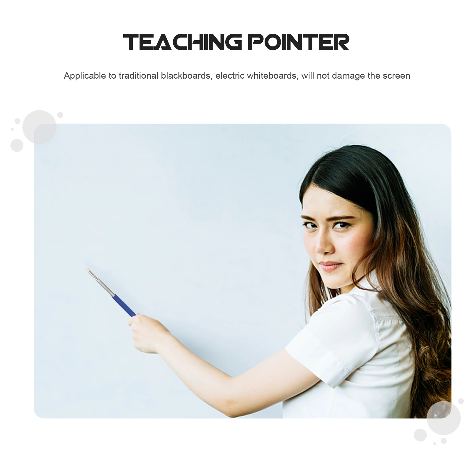 

2 Pcs Pointer Teachers Pointers Whiteboard Classroom Hand Expandable Helpers Telescoping Teaching Sticks