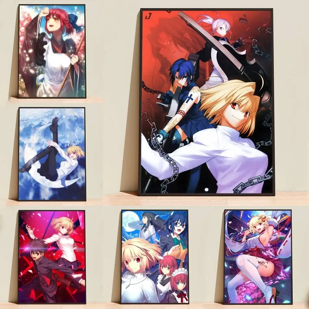 Classic visual novel T-Tsuki A-Arcueid Poster High Quality Dorm Living Room Aesthetic Wall Decoration Painting Stickers Gift