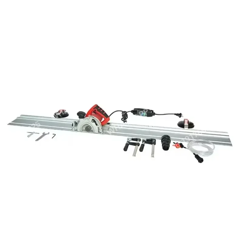 AKX 1400W Industrial DIY Electric Circular Plunge Saw 125mm Blade Guide Rail Brushless Motor 13000RPM 30mm Max Cutting Width