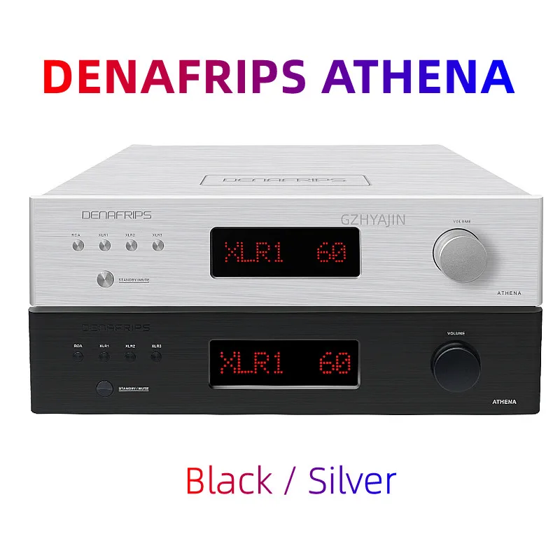 Latest ATHENA Pre Amplifier Pure Class A True Balanced Fully Discrete Flagship Line Stage Pre AMP 60 Stepped 25W+25W