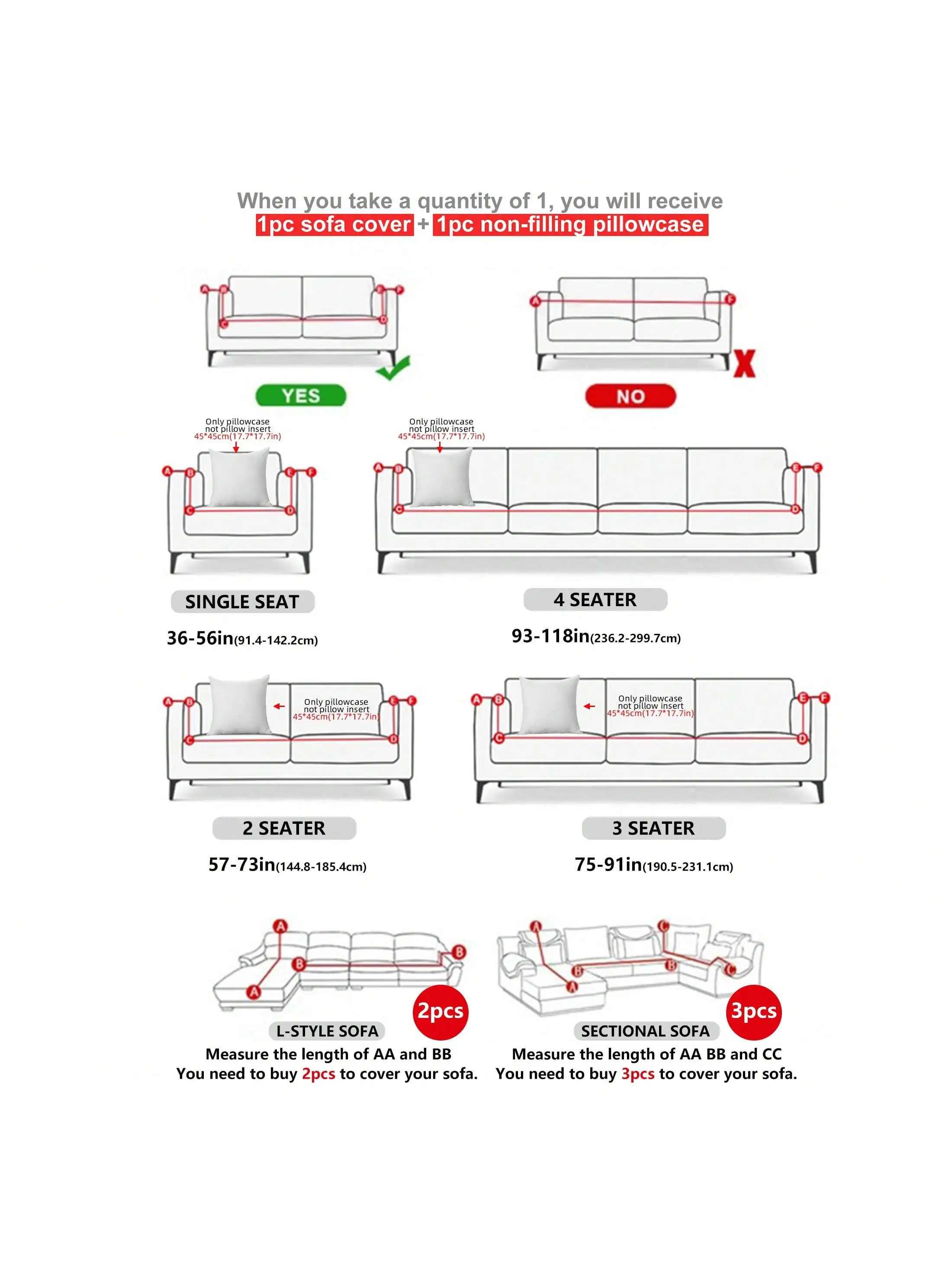 1pc Elastic Sofa Covers for Living Room funda sofa Couch Cover Chair Protector 1/2/3/4-seater Geometric Sofa Slipcovers