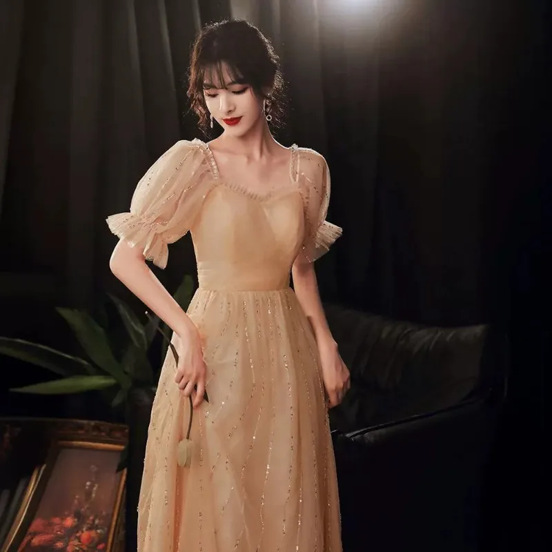 

Банкетный темперамент, вечернее платье, женское платье в подарок на день рождения 2026 года, повестка может носить платье подружки невесты больших размеров на выходные дни