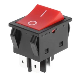 1Pcs Welder Power Switch 30A 125/250V 4-Pin Boat Switch Latching Rocker Power Switch With Light Electrical Equipment & Supplie