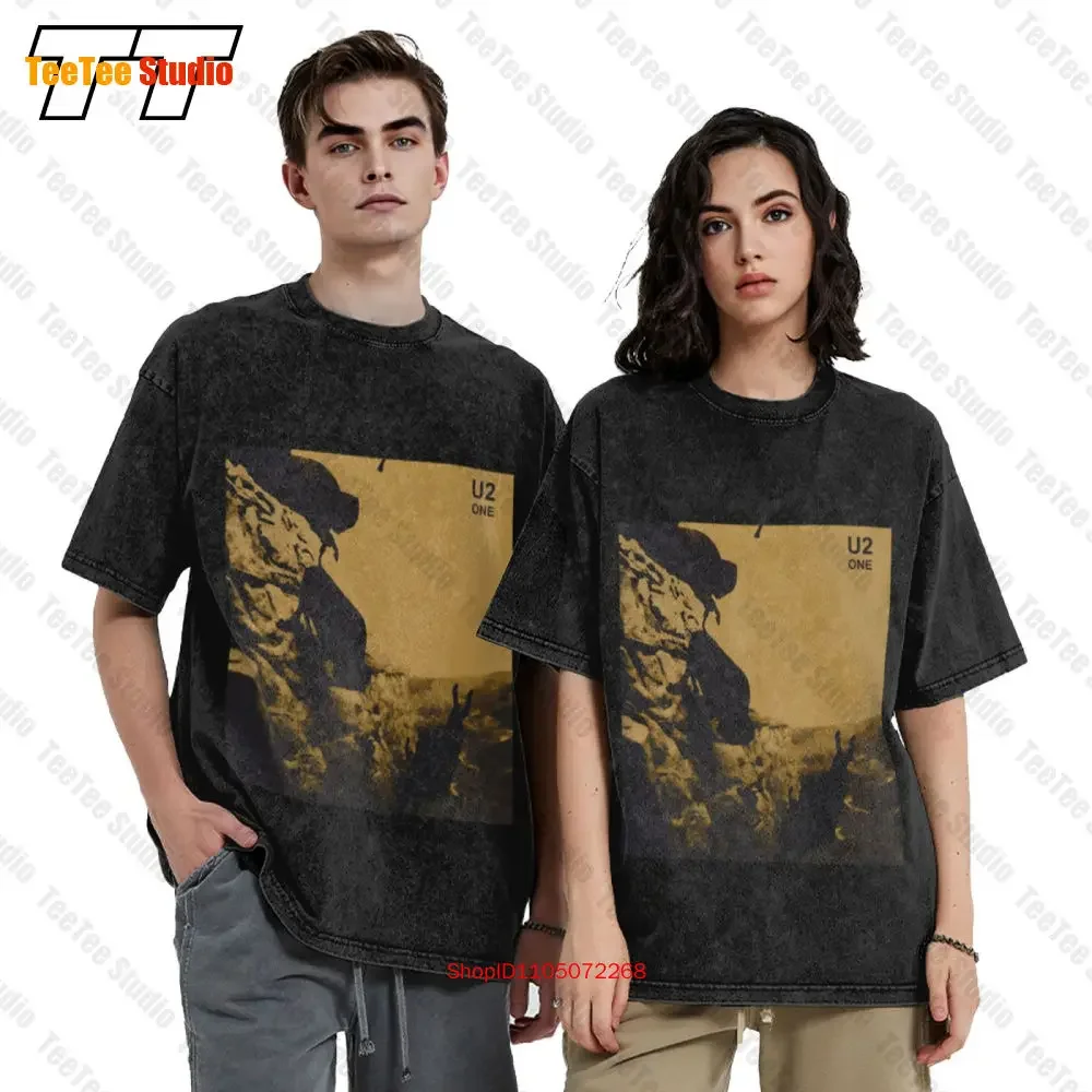 Vintage U2 One 1990 Merch Smell The Flowers While You Can Tour Vintage Oversized T-Shirt IWPI