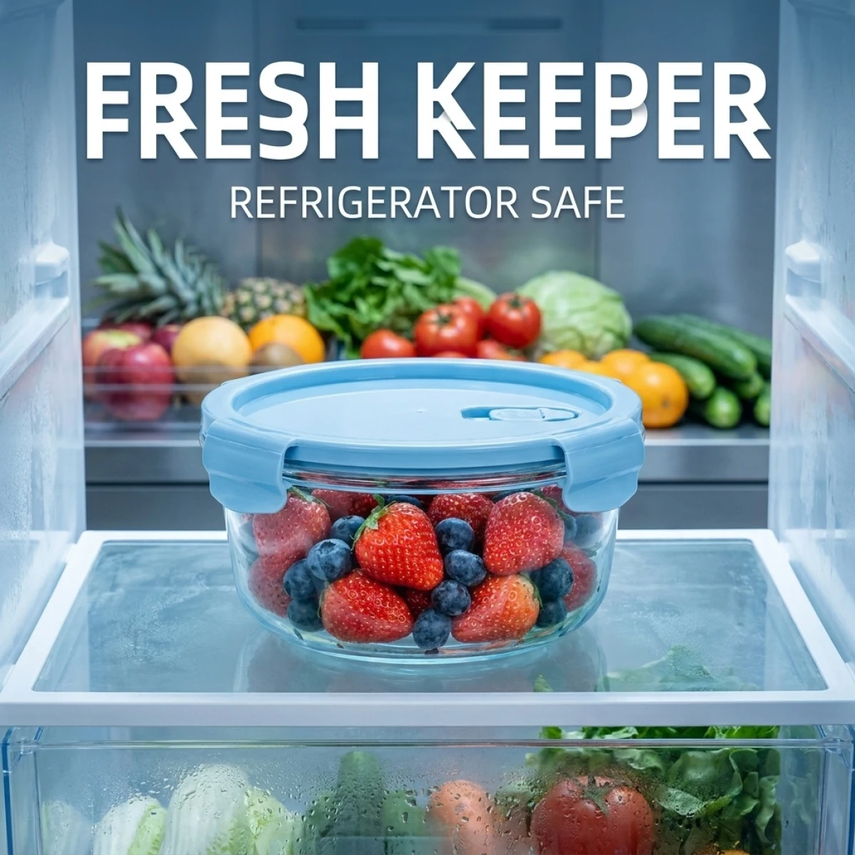 Стеклянный контейнер для еды 1 – обзор и цена Food Storage Glass Containers Large