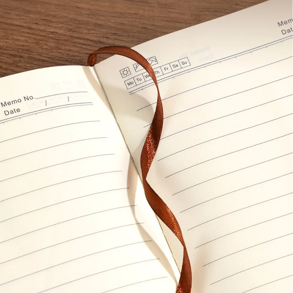 A5 Thicken Soft Leather Strap Notebook Business Office Notepad Waterproof Cover Student Diary High-Quality Paper Eye Protection