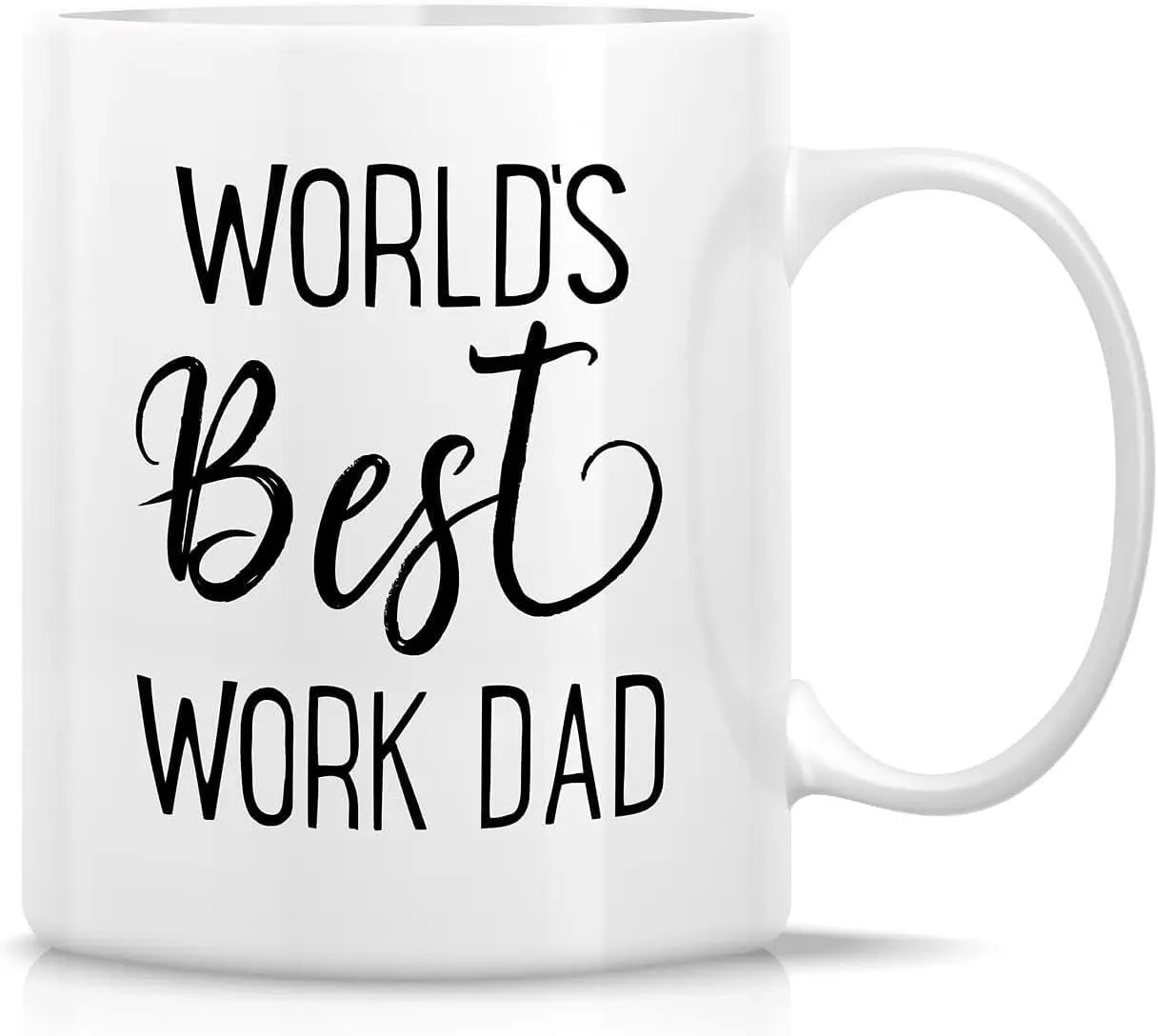 World's Best Work Dad Goodbye Farewell Happy Birthday or Christmas Valentines Couples Coffee Mugs Funny Friend Cute Lovers G