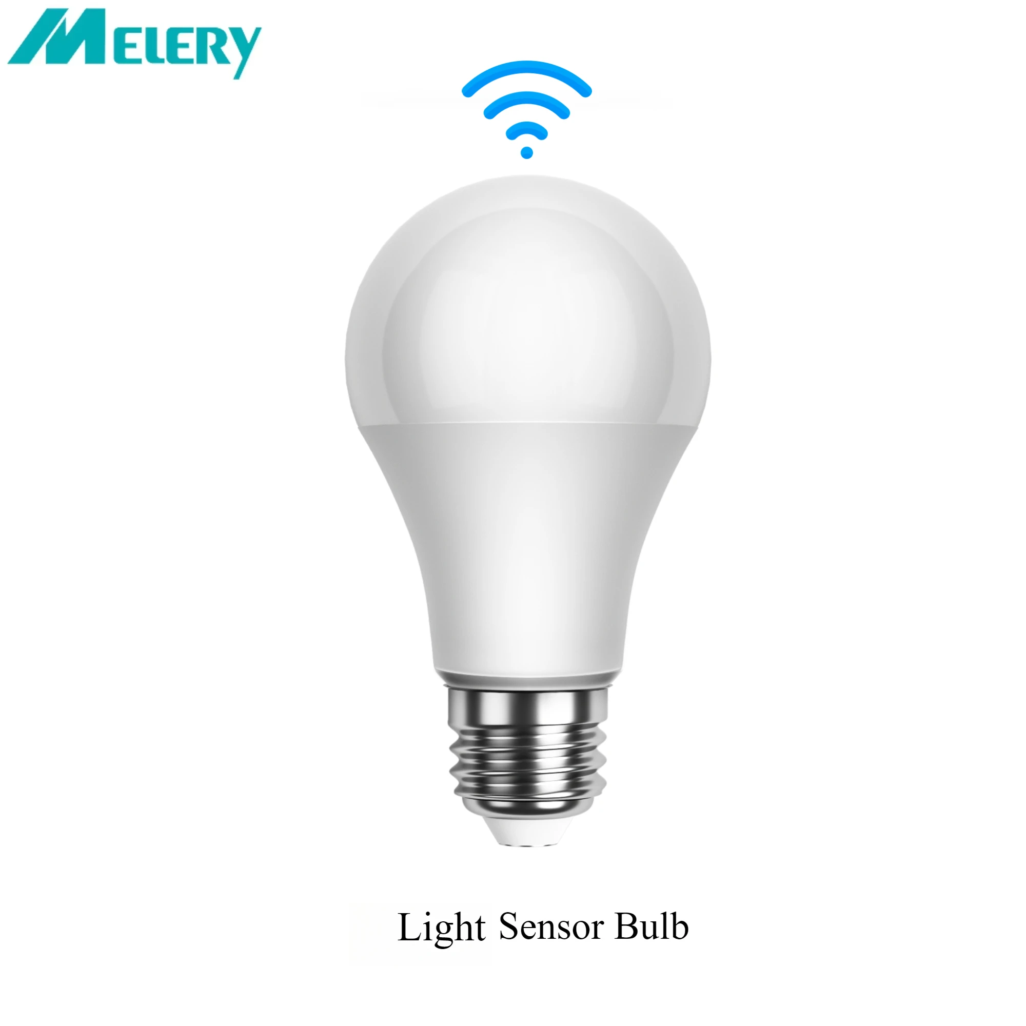 

Melery E26 E27 Dusk to Dawn Light Sensor LED Night Lights Bulbs 10W 640Lm Edison Warm Cold Day White Lamps Stairs Garage Highway
