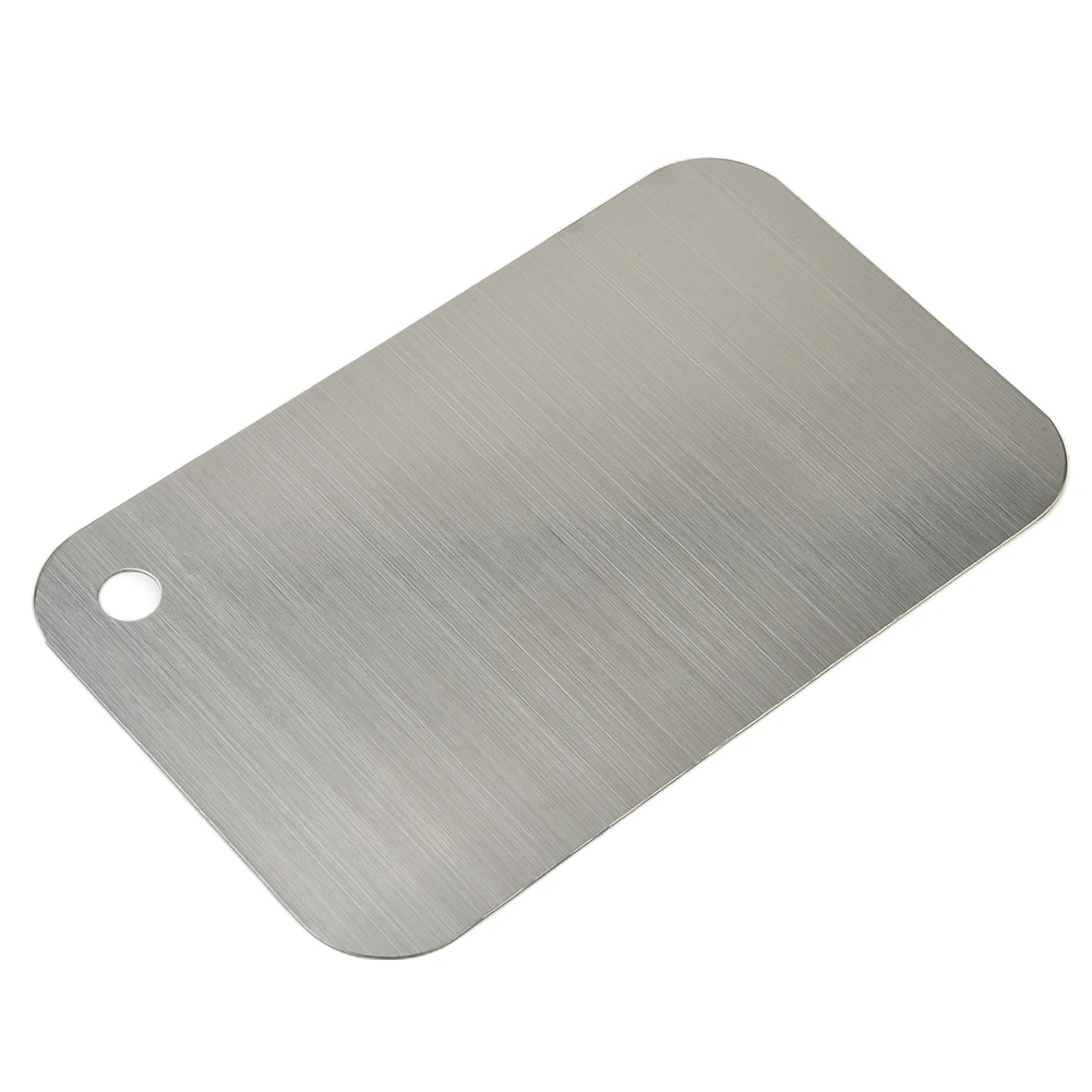 

304 Stainless Steel Cutting Board Home Kitchen Rectangular Chopping Board Antimicrobic Mildewproof Kneading Dough Cutting Board