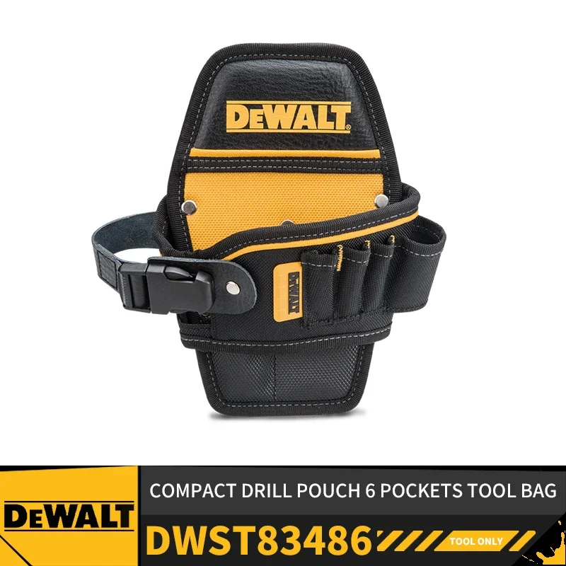 DEWALT DWST83486-1-23 Compact Drill Pouch 6 Pockets Tool Bag Tool Accessories